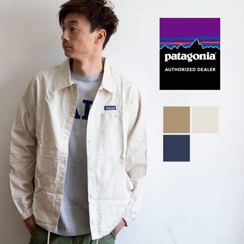 【 patagonia パタゴニア 】 メンズ ライトウェイト オールウェア ヘンプ コーチズ ジャケット 25335約45cm着丈