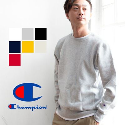 Champion チャンピオン 】 Reverse Weave リバースウィーブ クルーネック スウェット C3-W004 | JEANS  STATION -ジーンズステーション- オフィシャルサイト