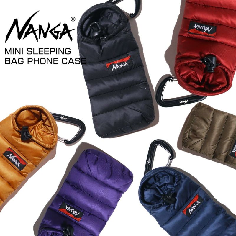 NANGA ナンガ 】 MINI SLEEPING BAG PHONE CASE ミニスリーピング