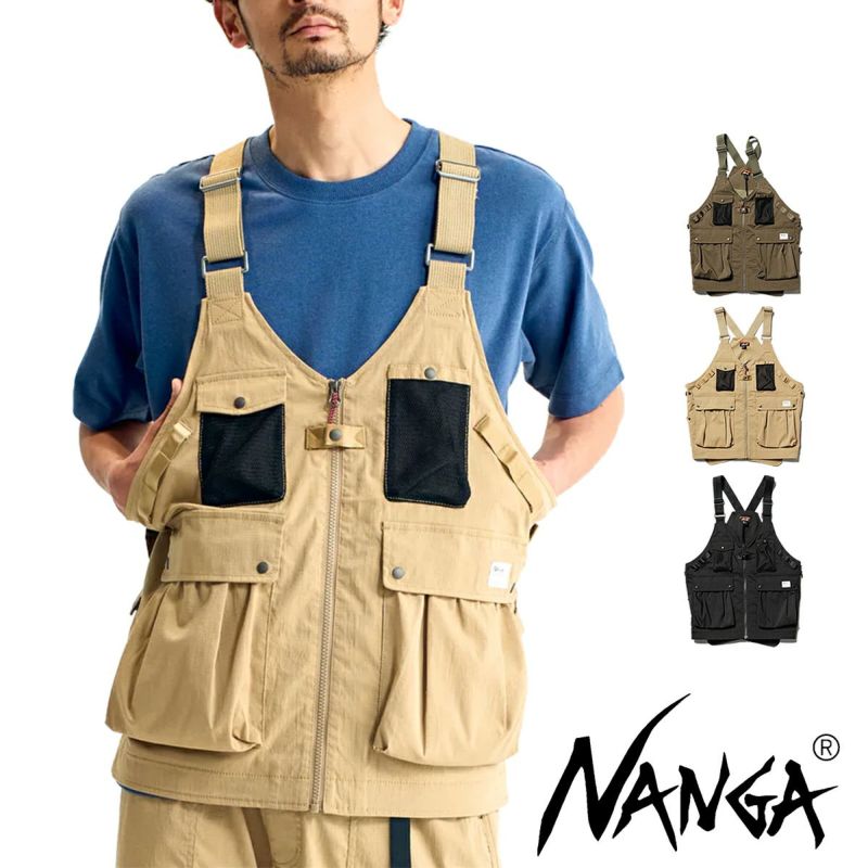 NANGA ナンガ 】 TAKIBI RIPSTOP FIELD VEST タキビリップストップ