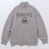 FIDELITY フィデリティ 】 FDLT EMBLEM LOGO MOCKNECK エンブレム ロゴ