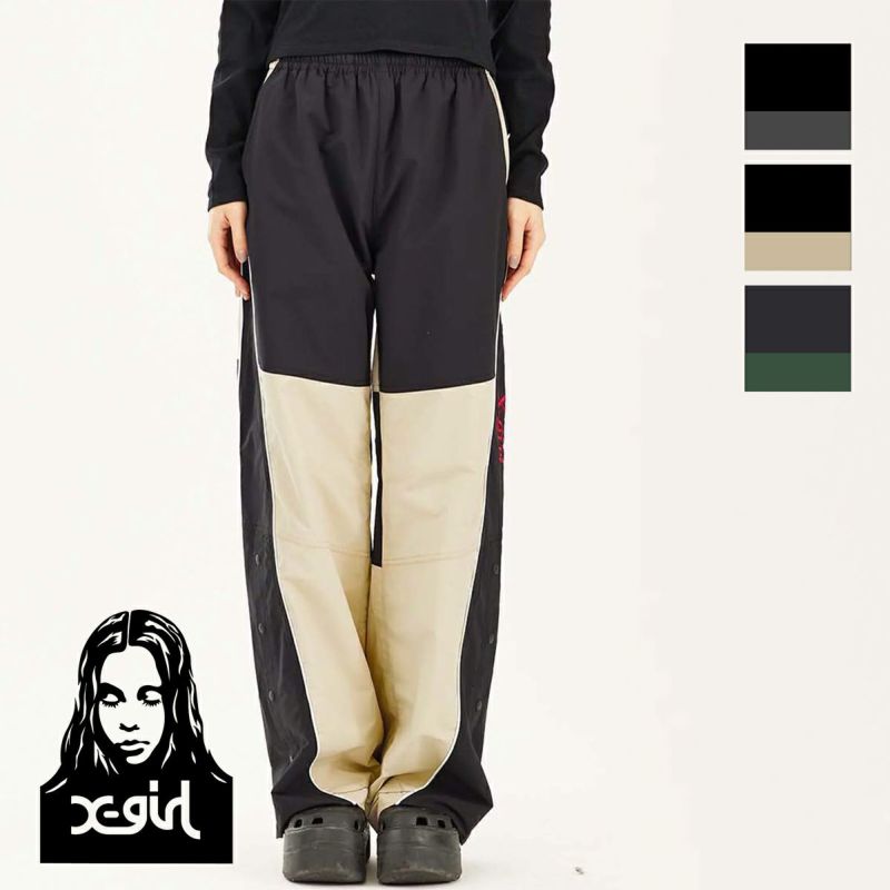 多様な BICOLOR LOGO SWEAT PANTS X-girl エックスガール | www