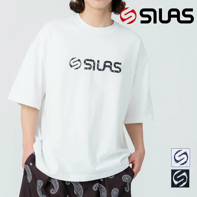 SILAS サイラス 】 PAISLEY LOGO PRINT WIDE S/S TEE ペイズリーロゴ ...