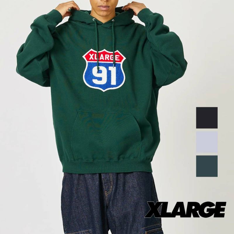 XLARGE エクストララージ 】 XL 91 HOODED SWEATSHIRT XLARGE XL 91