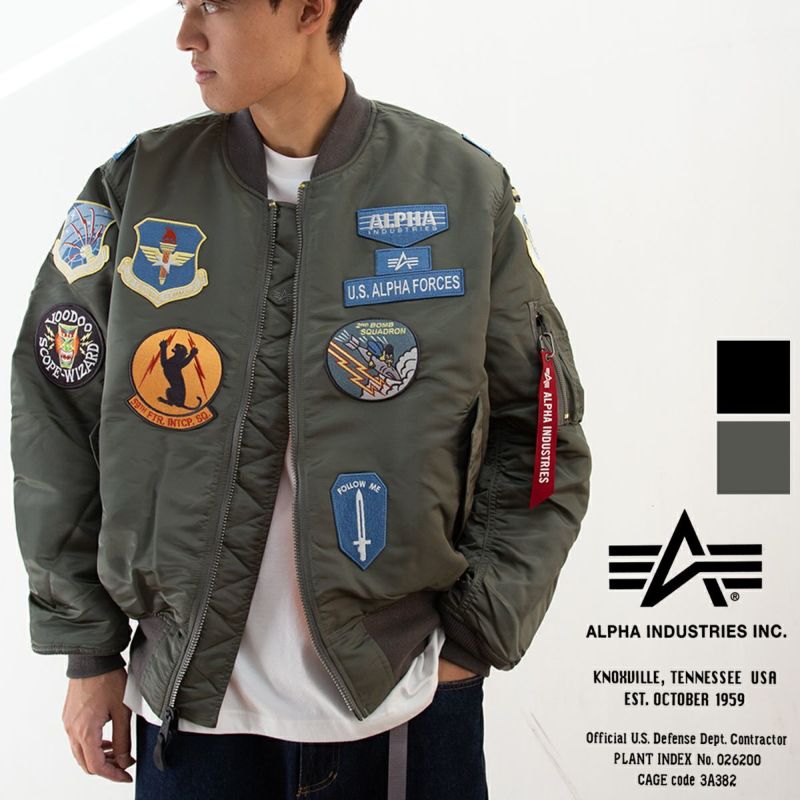 ALPHA INDUSTRIES INC.MA-1 ブルゾンL - ジャケット・アウター