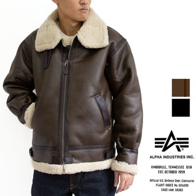 ALPHA INDUSTRIES アルファインダストリーズ 】 B-3 フェイクムートン