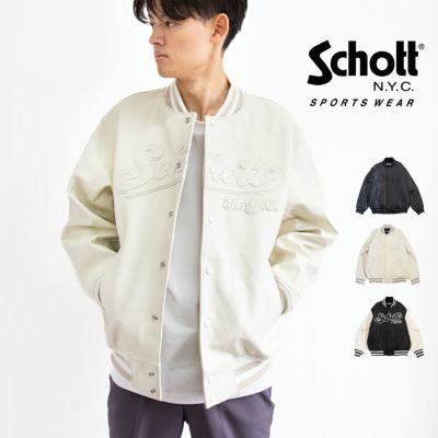 Schott ショット 】 フルレザー スタジアムジャケット FULL LEATHER