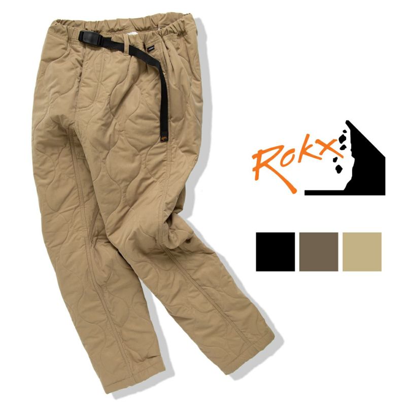 Rokx ロックス 】 QUILT WORK PANT insulated POLARTEC POWER FILL キルト ワークパンツ  RXMF191082 | JEANS STATION -ジーンズステーション- オフィシャルサイト