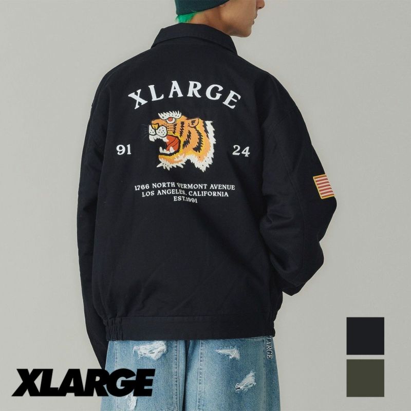 XLARGE エクストララージ 】 TIGER EMBROIDERY VIETNAM JACKET XLARGE 