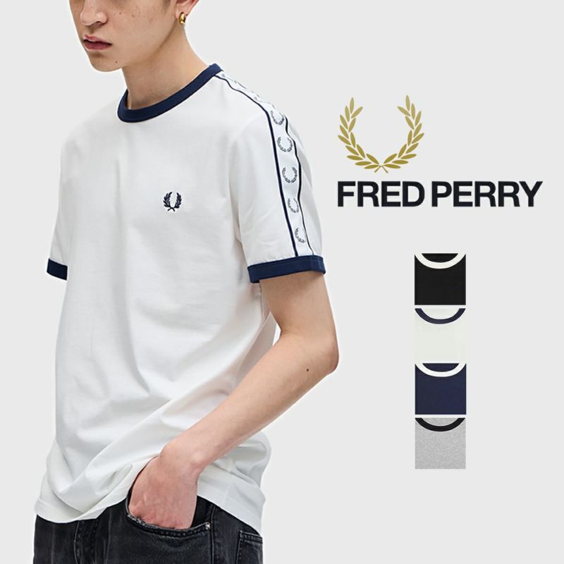 FRED PERRY フレッドペリー 】 Taped Ringer T-Shirt テープド