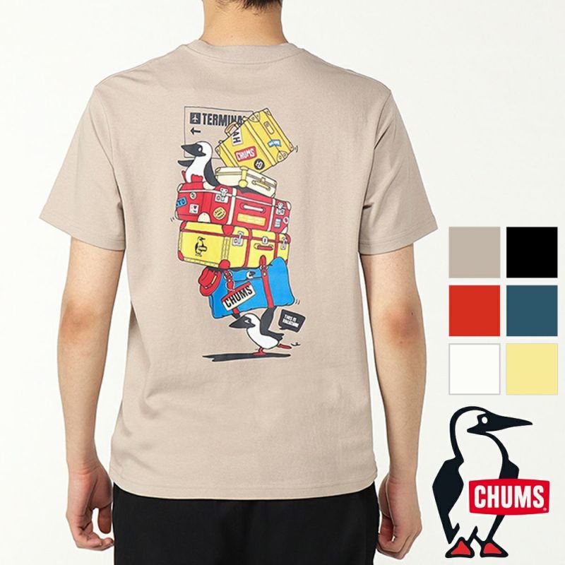 CHUMS チャムス 】 CHUMS Baggage T-Shirt チャムスバゲージ S/S T 