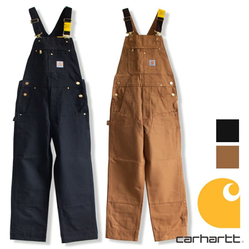 carhartt カーハート 】DUCK BIB OVERALL コットン ダック ビブ オーバーオール R01 | JEANS STATION  -ジーンズステーション- オフィシャルサイト