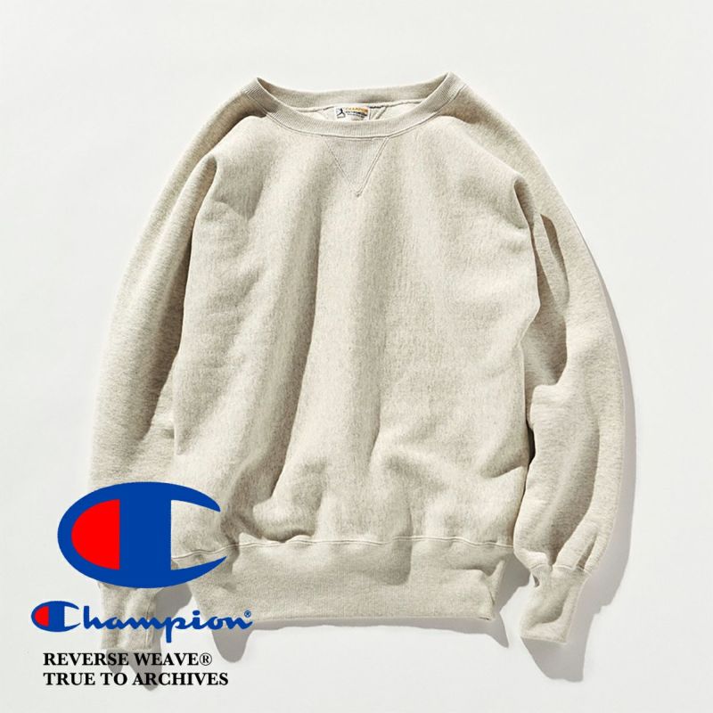 Champion チャンピオン 】 リバースウィーブ(R) 1stパテントモデル クルーネックスウェットシャツ 24FW TRUE TO  ARCHIVES C3-Q041 | JEANS STATION -ジーンズステーション- オフィシャルサイト