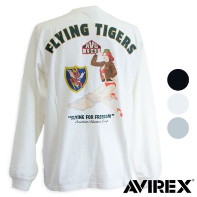 AVIREX アビレックス 長袖 Tシャツ フライングタイガース AVIREX アビレックス 長袖 Tシャツ フライングタイガース