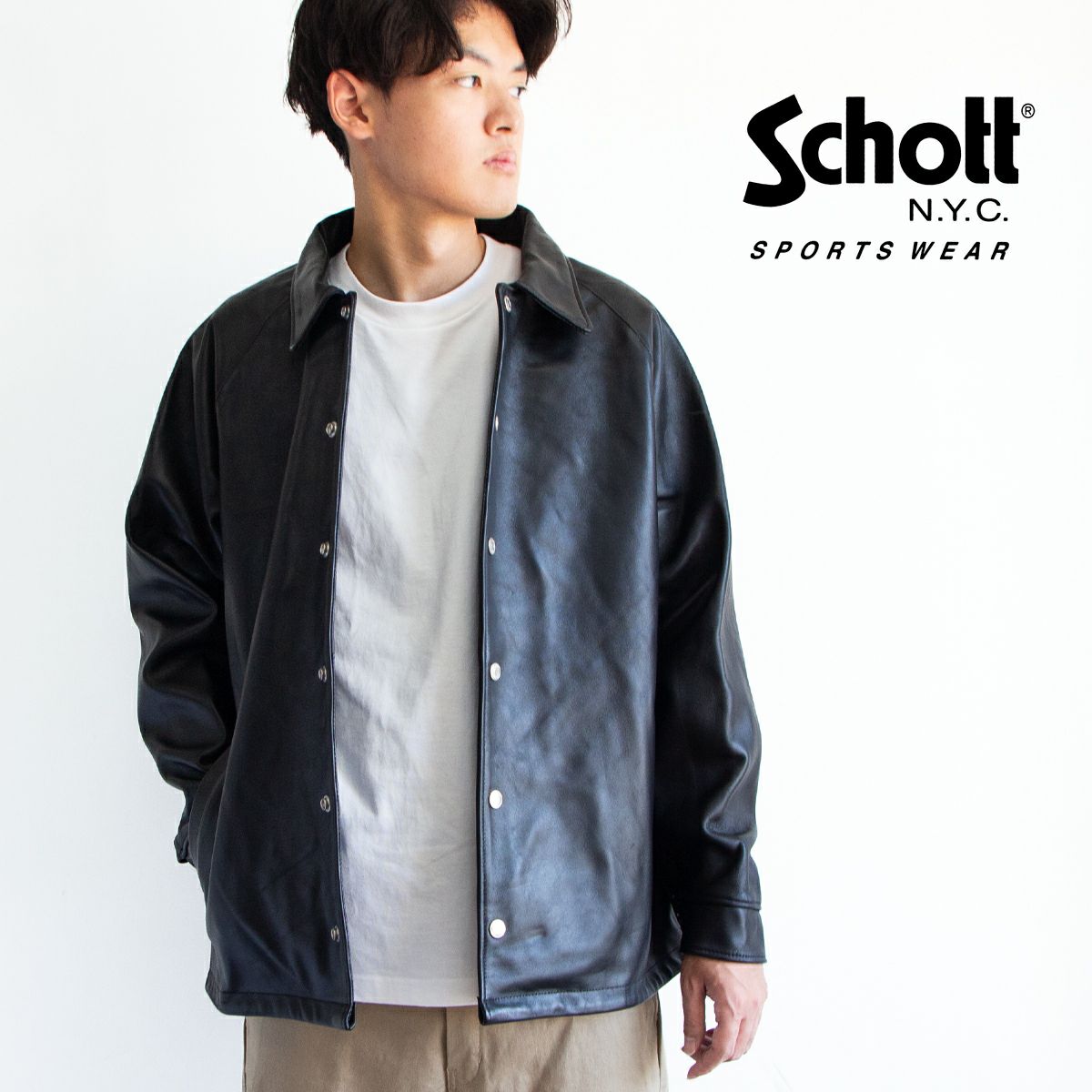 Schott SHEEP COACH JACKET 見積もる L
