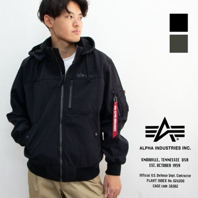 ALPHA INDUSTRIES アルファインダストリーズ 】 フーデッド リブ ジャケット フリース ボンディング TA0722 | JEANS  STATION -ジーンズステーション- オフィシャルサイト