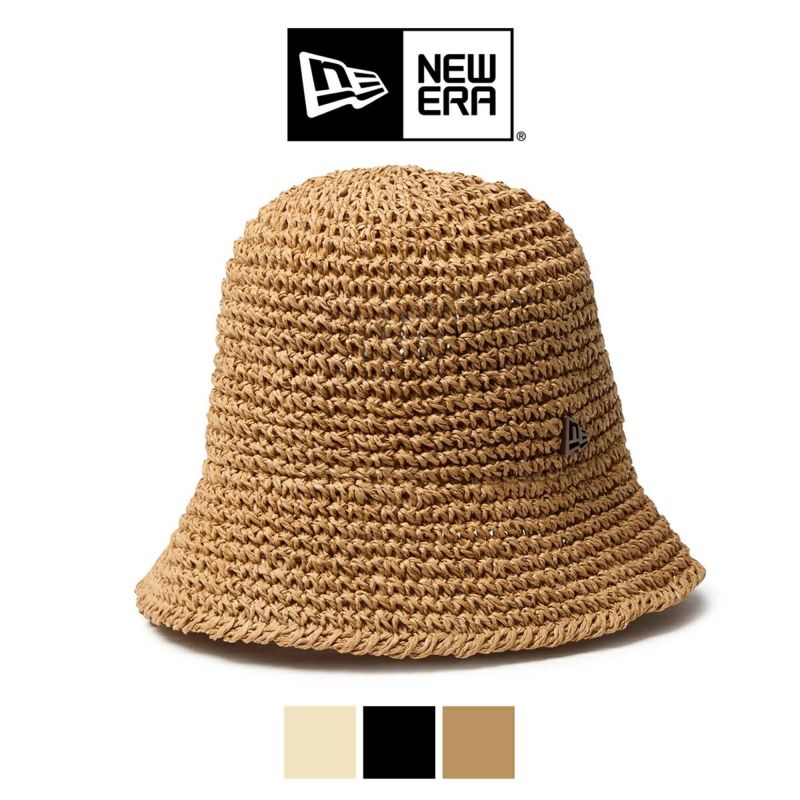 NEW ERA ニューエラ 】 BUCKET01 Sailor Brim Paper Crochet Hat