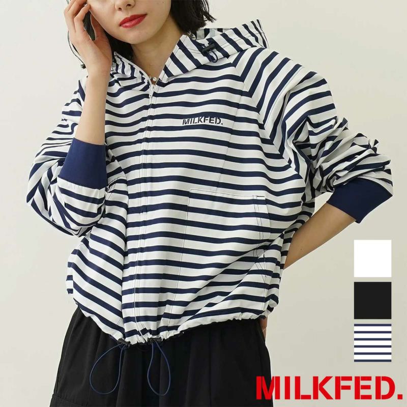 コラボ ミルクフェド MILKFED. オーシャンパシフィック ラッシュガード ジップフーディー 103252012001 SU25 MILKFED.×Ocean Pacific NAVY 正規取扱店 楽天市場】コラボ ミルクフェド MILKFED. オーシャン