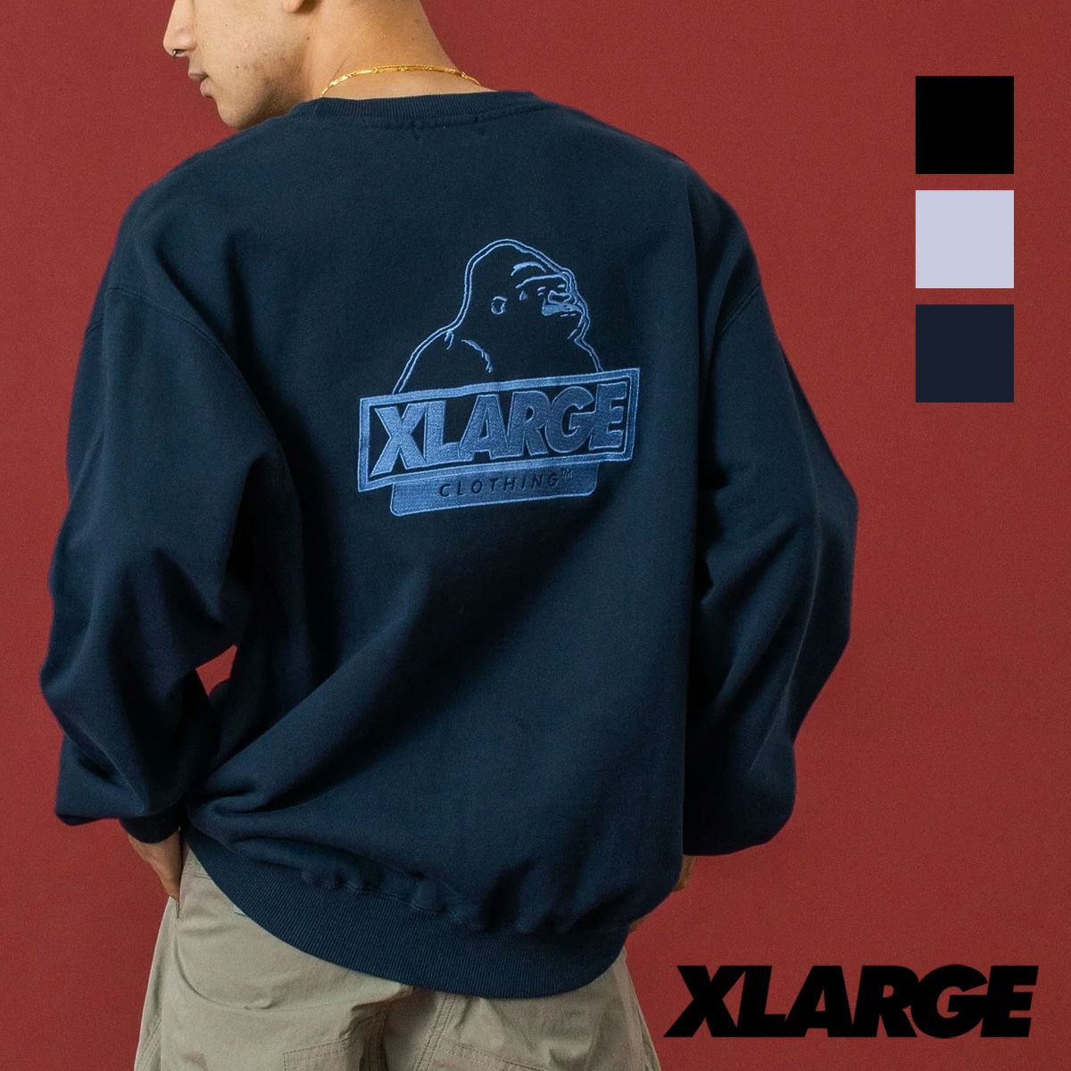XLARGE トレーナー 4点セット (120cm) XLARGE（エクストラ ラージ） トレーナー X-LARGE メンズ エンブロイ